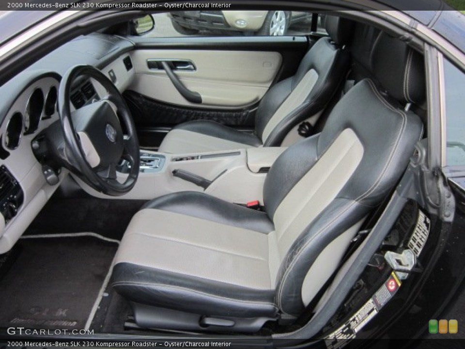 Oyster/Charcoal Interior Photo for the 2000 Mercedes-Benz SLK 230 Kompressor Roadster #51720631