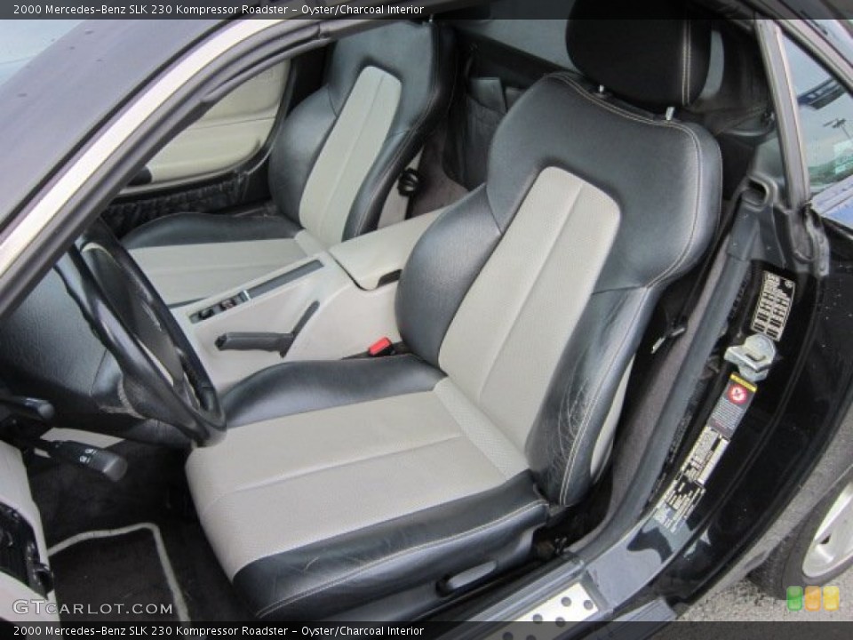 Oyster/Charcoal Interior Photo for the 2000 Mercedes-Benz SLK 230 Kompressor Roadster #51720649