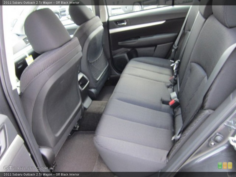 Off Black Interior Photo for the 2011 Subaru Outback 2.5i Wagon #51722326