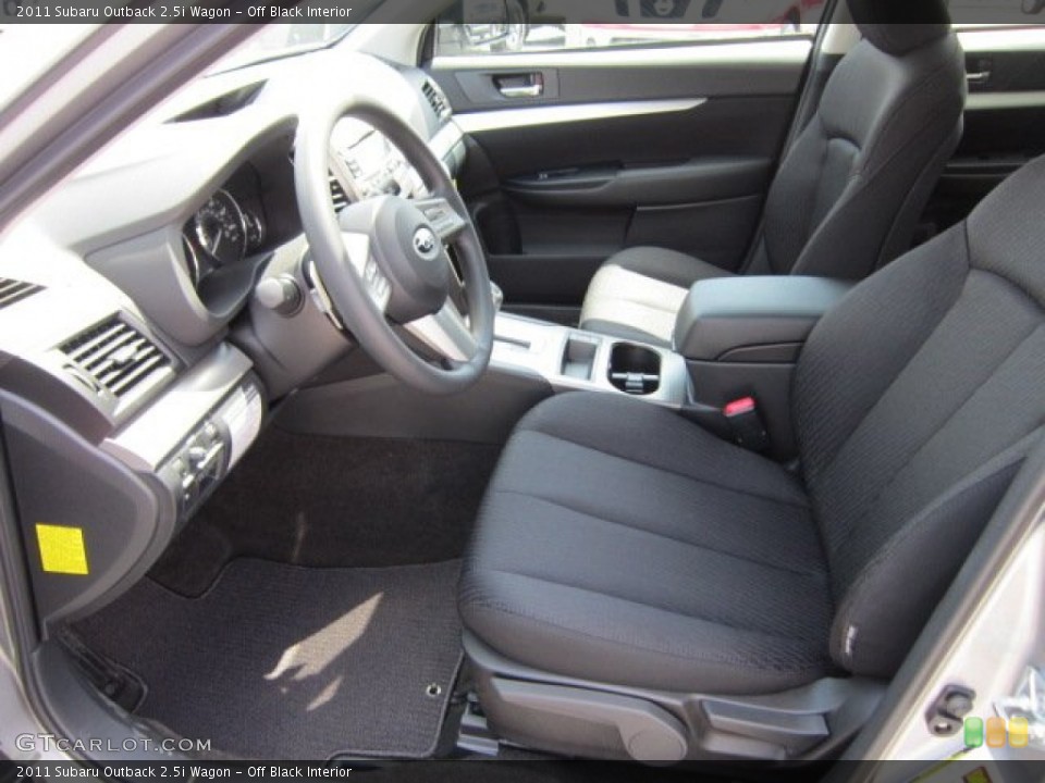 Off Black Interior Photo for the 2011 Subaru Outback 2.5i Wagon #51722383