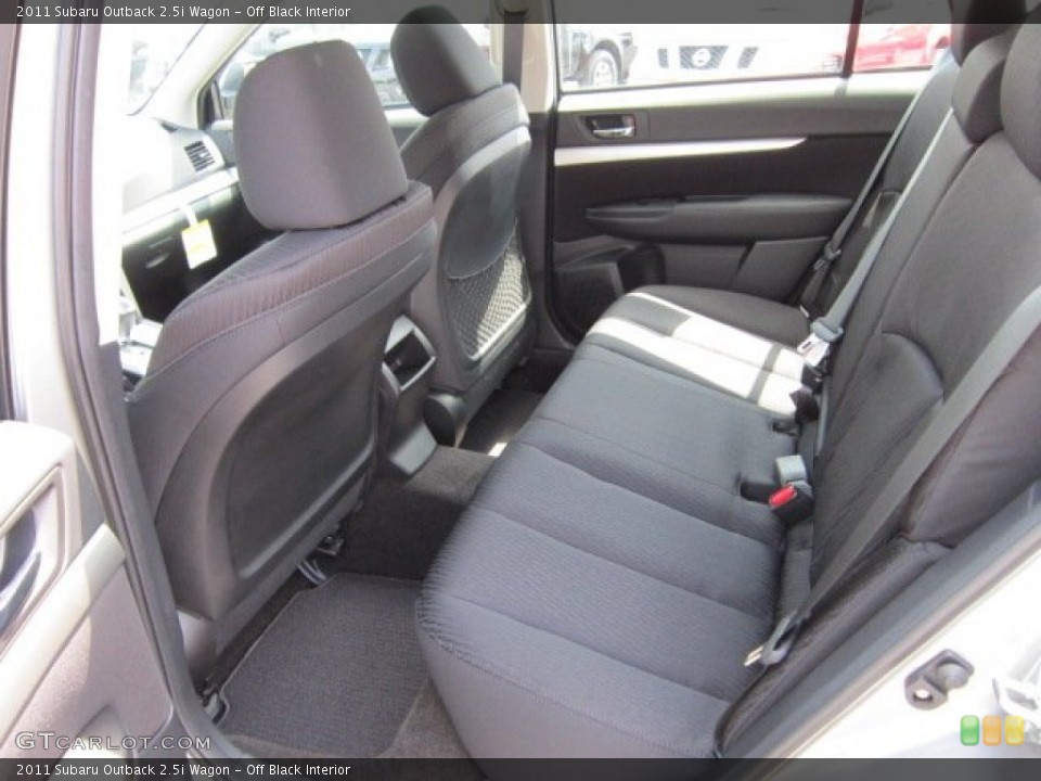 Off Black Interior Photo for the 2011 Subaru Outback 2.5i Wagon #51722386