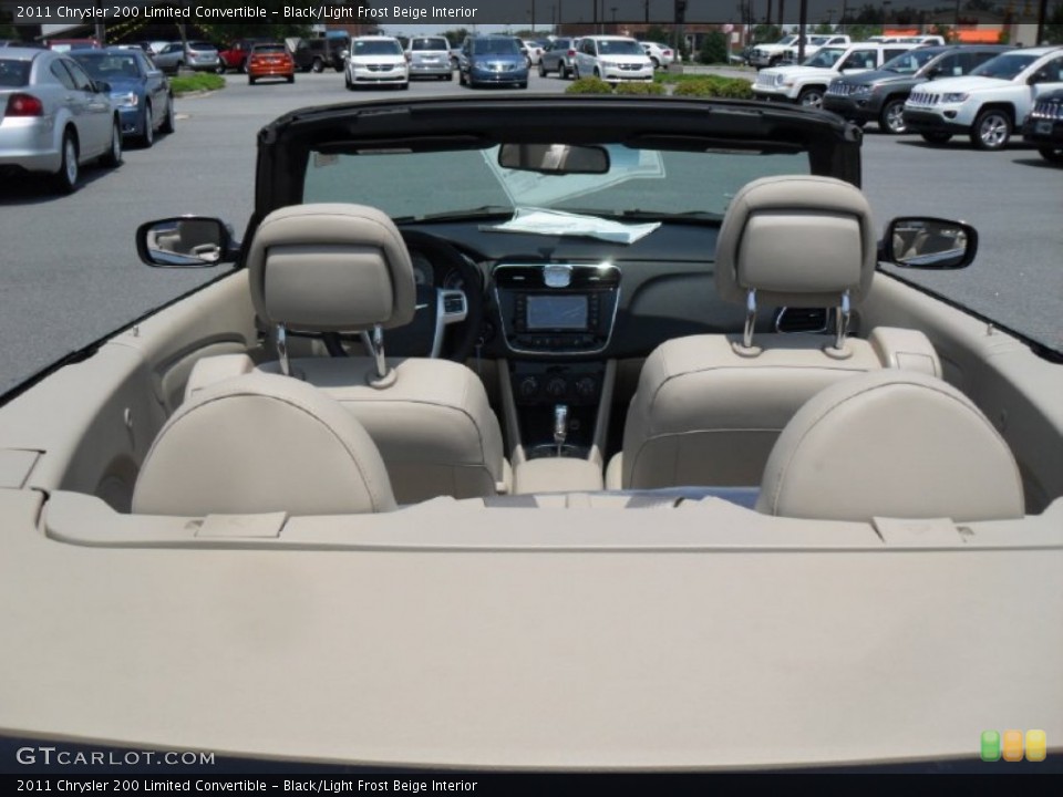 Black/Light Frost Beige Interior Photo for the 2011 Chrysler 200 Limited Convertible #51725416