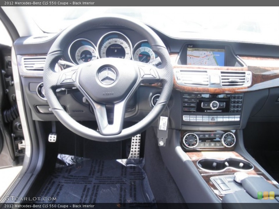 Black Interior Dashboard for the 2012 Mercedes-Benz CLS 550 Coupe #51725491