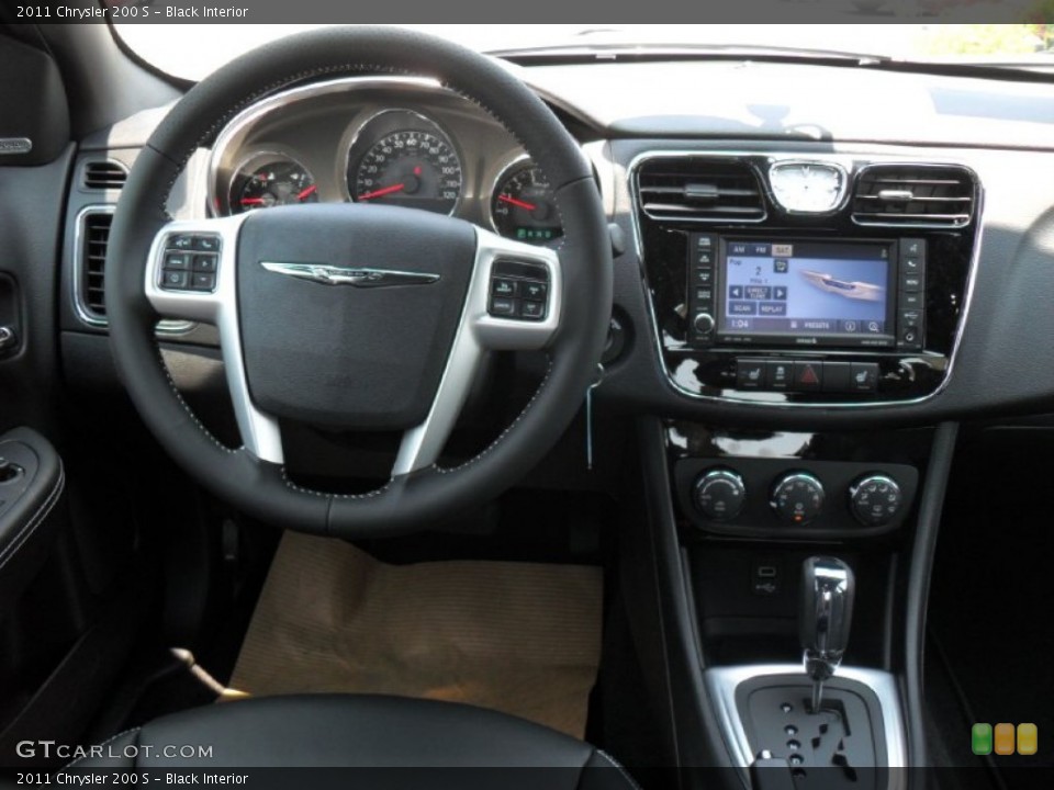 Black Interior Dashboard for the 2011 Chrysler 200 S #51725626