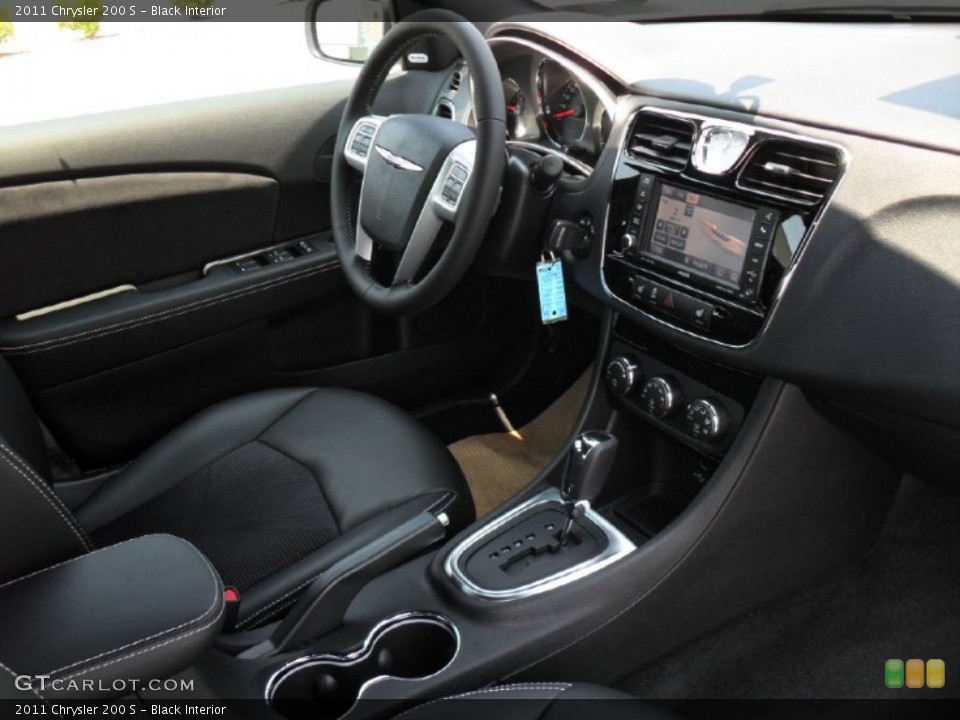 Black Interior Dashboard for the 2011 Chrysler 200 S #51725692