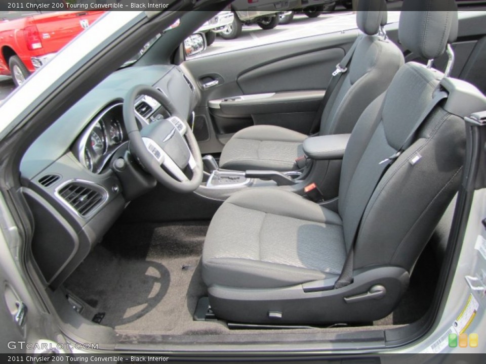 Black Interior Photo for the 2011 Chrysler 200 Touring Convertible #51730909