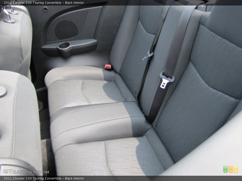 Black Interior Photo for the 2011 Chrysler 200 Touring Convertible #51730927