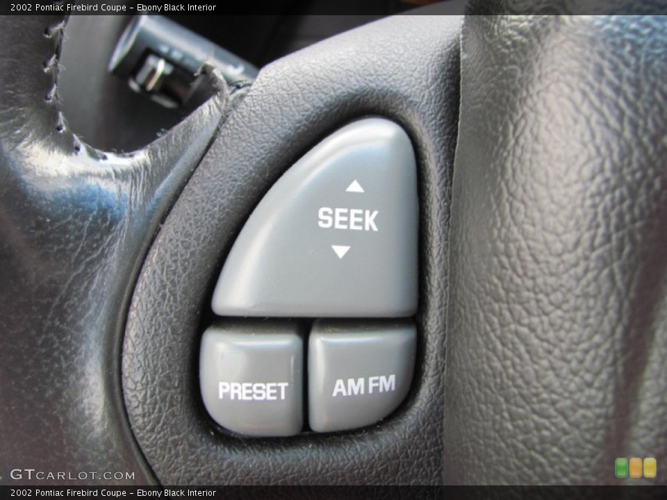 Ebony Black Interior Controls for the 2002 Pontiac Firebird Coupe #51735937