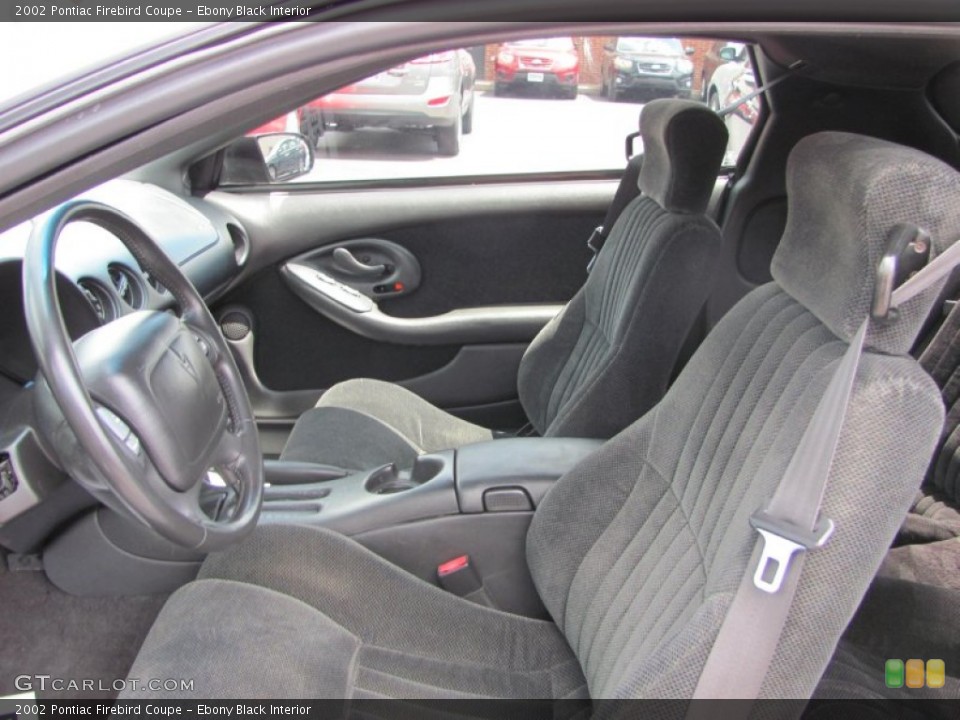 Ebony Black Interior Photo for the 2002 Pontiac Firebird Coupe #51735985