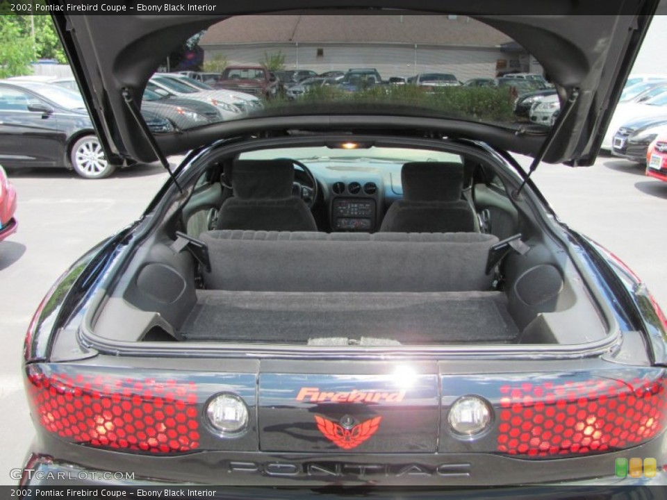 Ebony Black Interior Trunk for the 2002 Pontiac Firebird Coupe #51736045