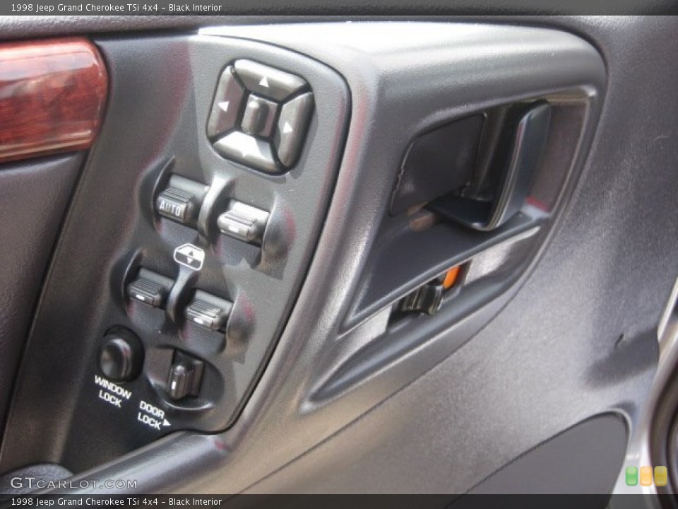 Black Interior Controls for the 1998 Jeep Grand Cherokee TSi 4x4 #51736282