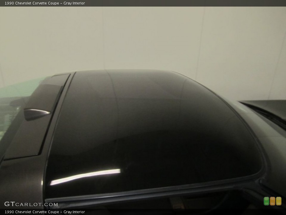 Gray Interior Sunroof for the 1990 Chevrolet Corvette Coupe #51737068