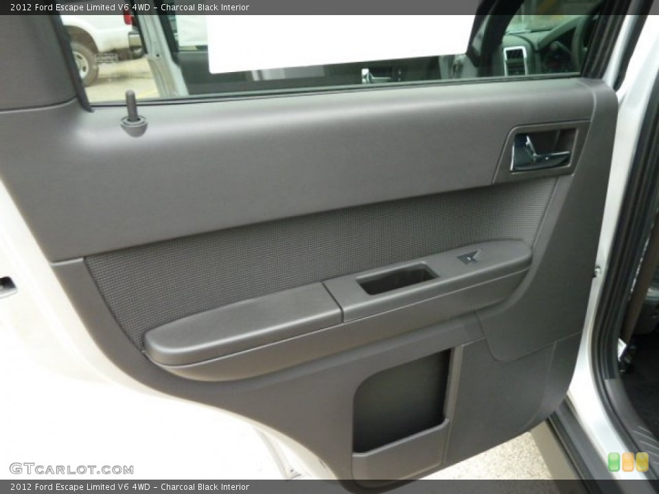 Charcoal Black Interior Door Panel for the 2012 Ford Escape Limited V6 4WD #51738040