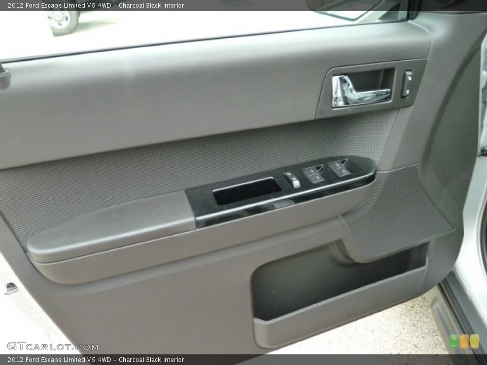 Charcoal Black Interior Door Panel for the 2012 Ford Escape Limited V6 4WD #51738055