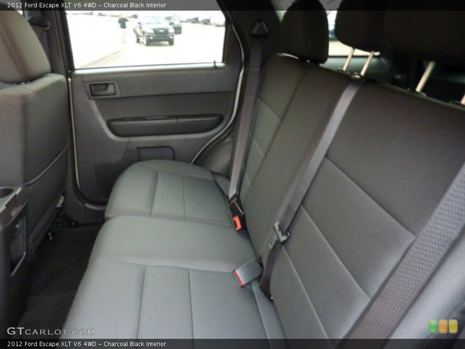 Charcoal Black Interior Photo for the 2012 Ford Escape XLT V6 4WD #51738298