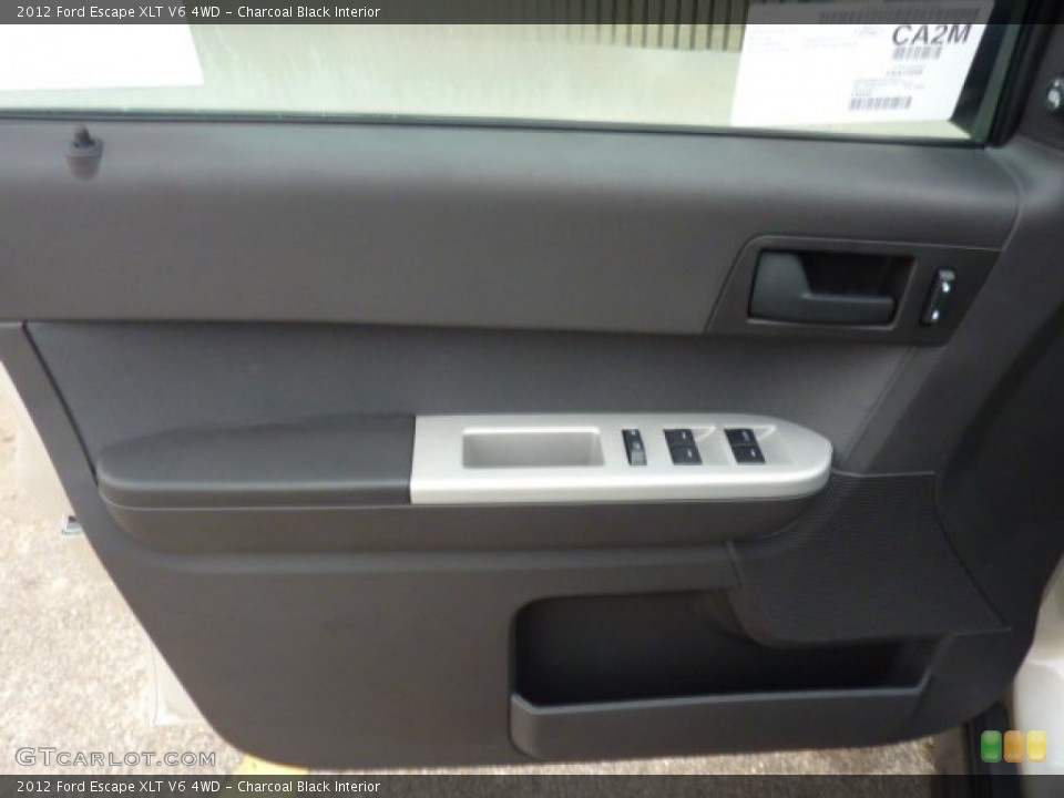 Charcoal Black Interior Door Panel for the 2012 Ford Escape XLT V6 4WD #51738340