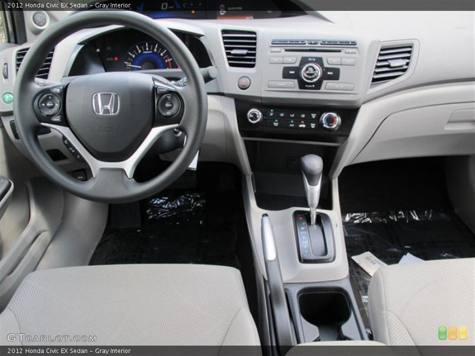 Gray Interior Dashboard for the 2012 Honda Civic EX Sedan #51739678