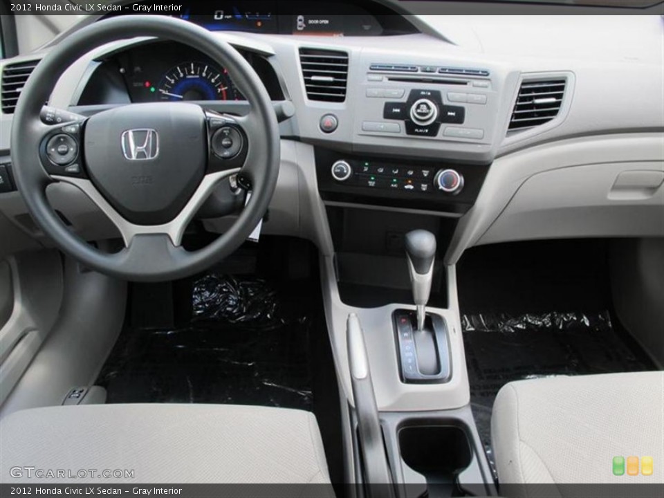 Gray Interior Dashboard for the 2012 Honda Civic LX Sedan #51739834