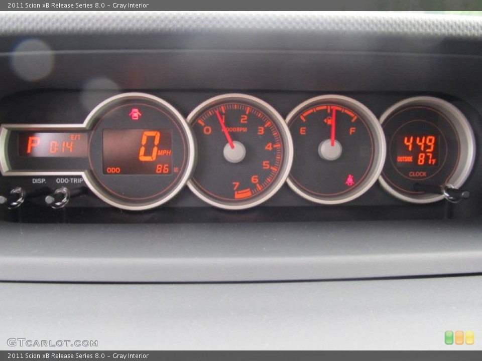 Gray Interior Gauges for the 2011 Scion xB Release Series 8.0 #51741631