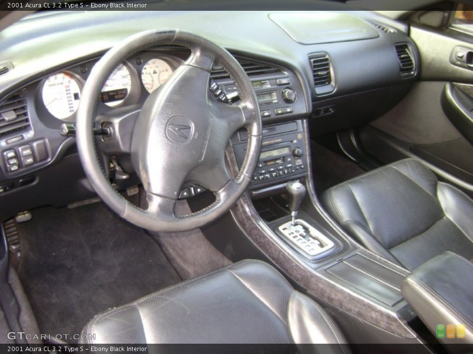 Ebony Black Interior Prime Interior for the 2001 Acura CL 3.2 Type S #51743515