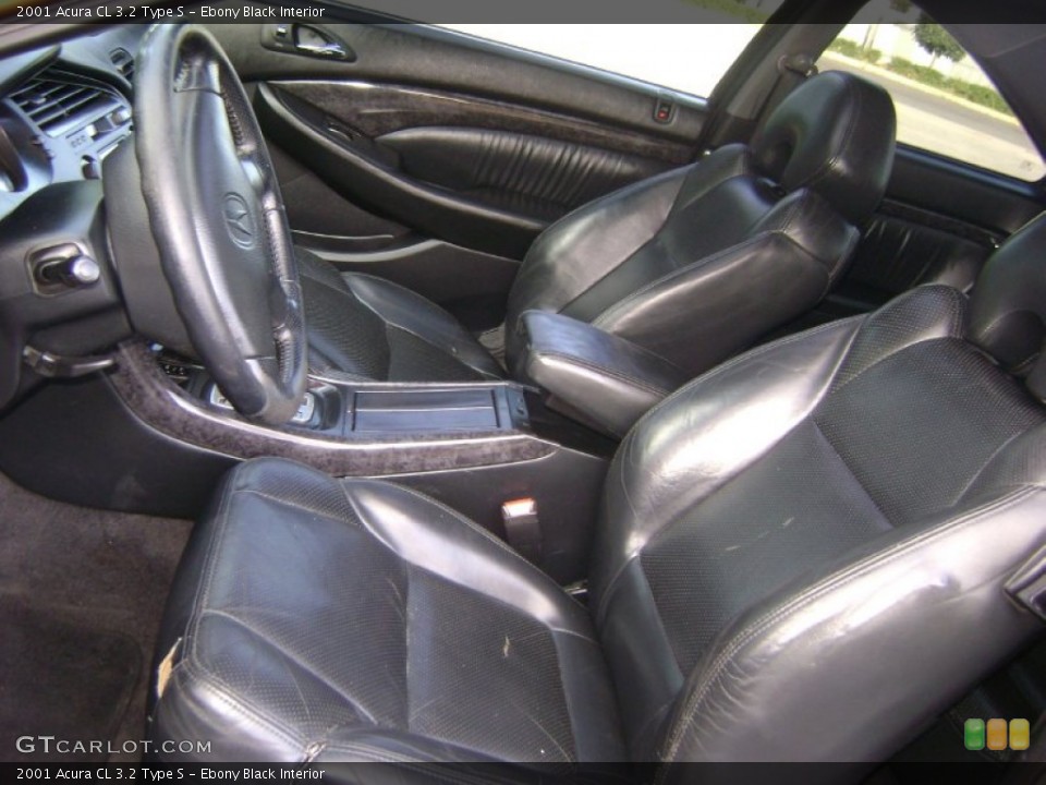 Ebony Black Interior Photo for the 2001 Acura CL 3.2 Type S #51743530