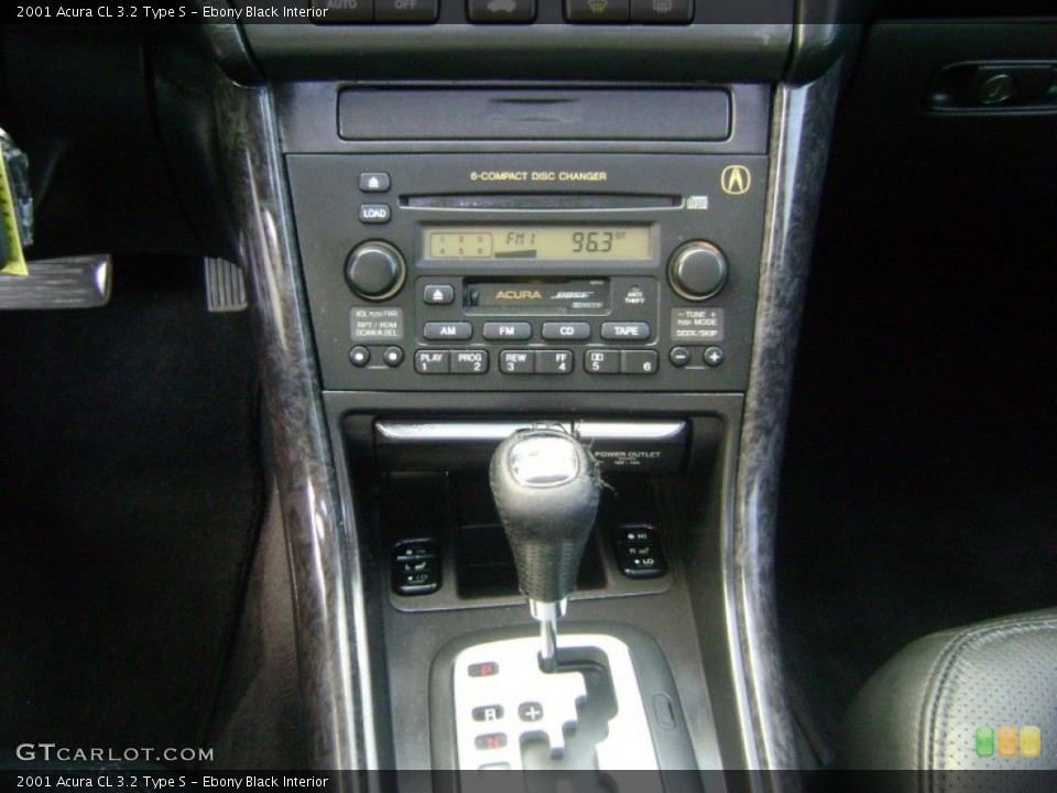 Ebony Black Interior Controls for the 2001 Acura CL 3.2 Type S #51743638