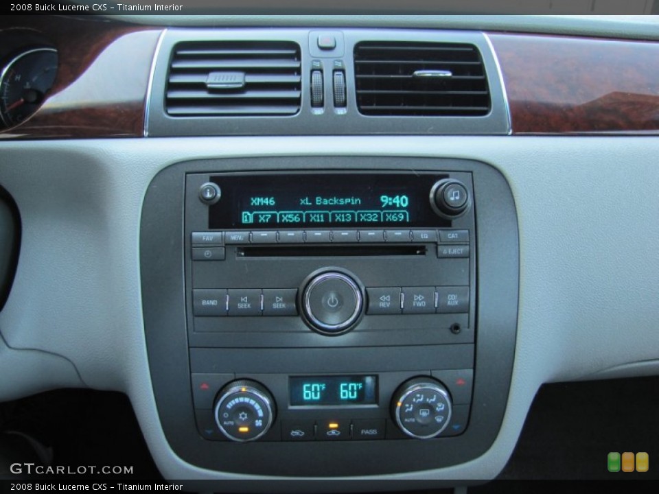 Titanium Interior Controls for the 2008 Buick Lucerne CXS #51747340