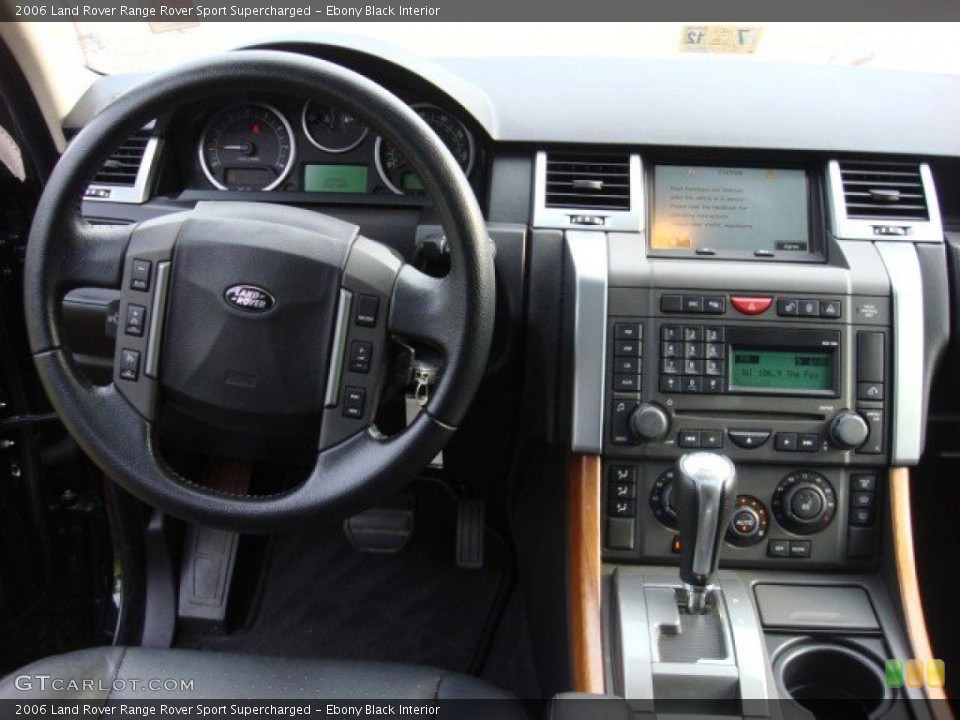 Ebony Black Interior Dashboard for the 2006 Land Rover Range Rover Sport Supercharged #51748768