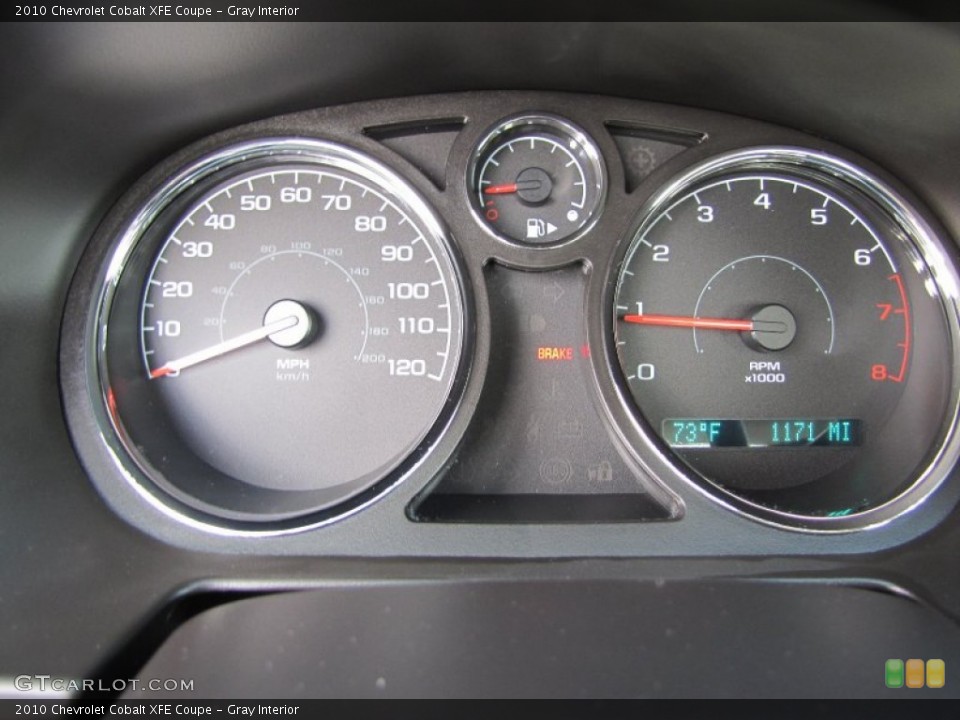 Gray Interior Gauges for the 2010 Chevrolet Cobalt XFE Coupe #51749440