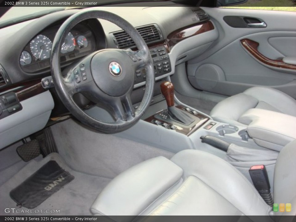Grey Interior Prime Interior for the 2002 BMW 3 Series 325i Convertible #51749443