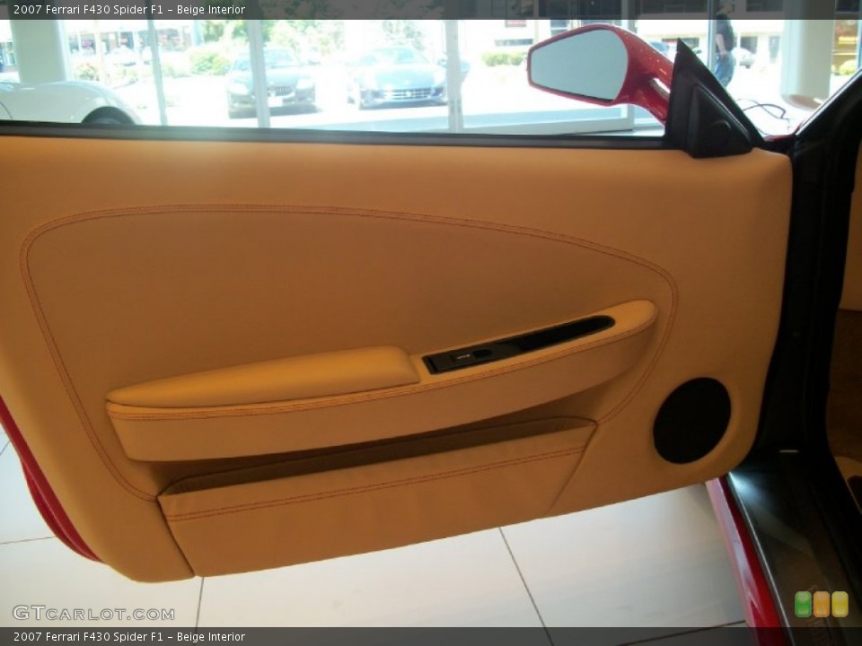 Beige Interior Door Panel for the 2007 Ferrari F430 Spider F1 #51751336