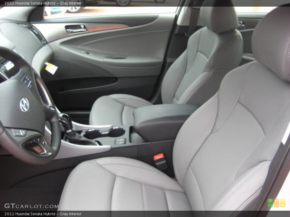 Gray Interior Photo for the 2011 Hyundai Sonata Hybrid #51752506
