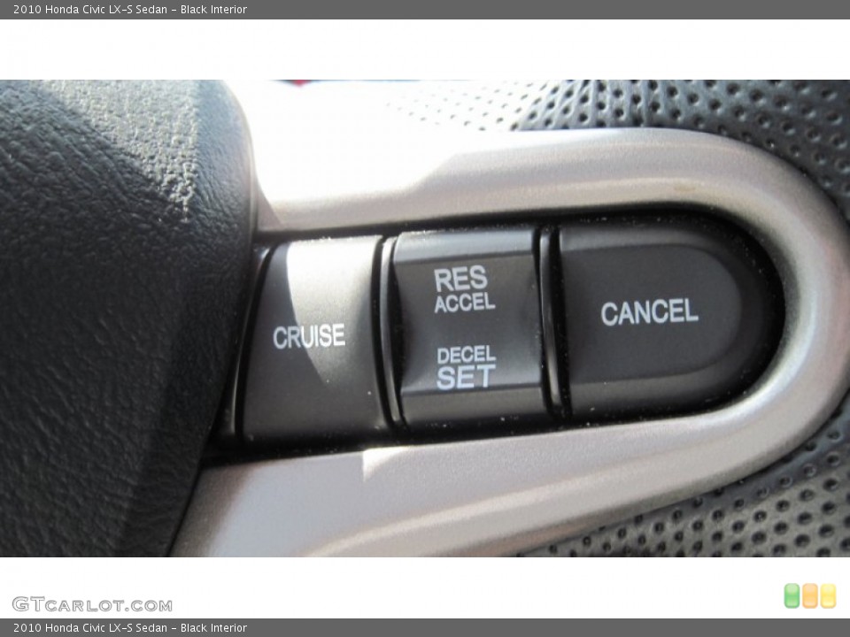 Black Interior Controls for the 2010 Honda Civic LX-S Sedan #51752620