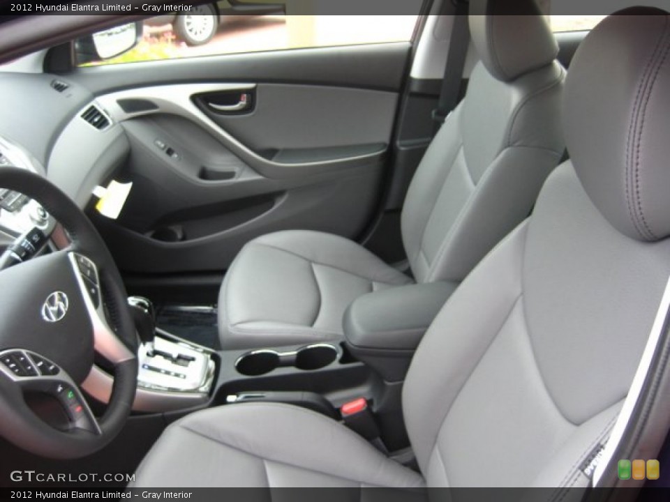 Gray Interior Photo for the 2012 Hyundai Elantra Limited #51752686