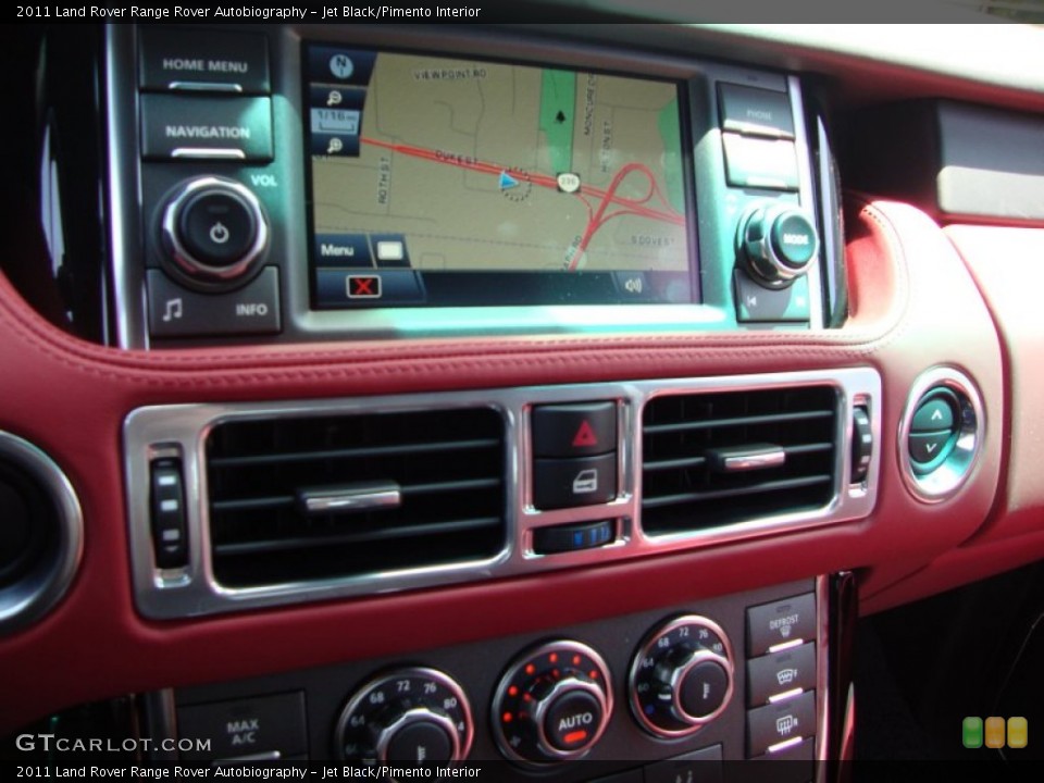 Jet Black/Pimento Interior Controls for the 2011 Land Rover Range Rover Autobiography #51753859