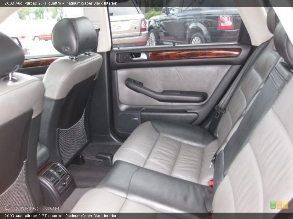 Platinum/Saber Black Interior Photo for the 2003 Audi Allroad 2.7T quattro #51753934