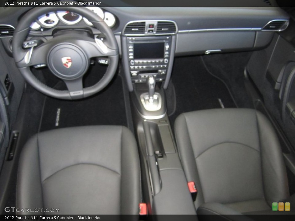 Black Interior Photo for the 2012 Porsche 911 Carrera S Cabriolet #51755536