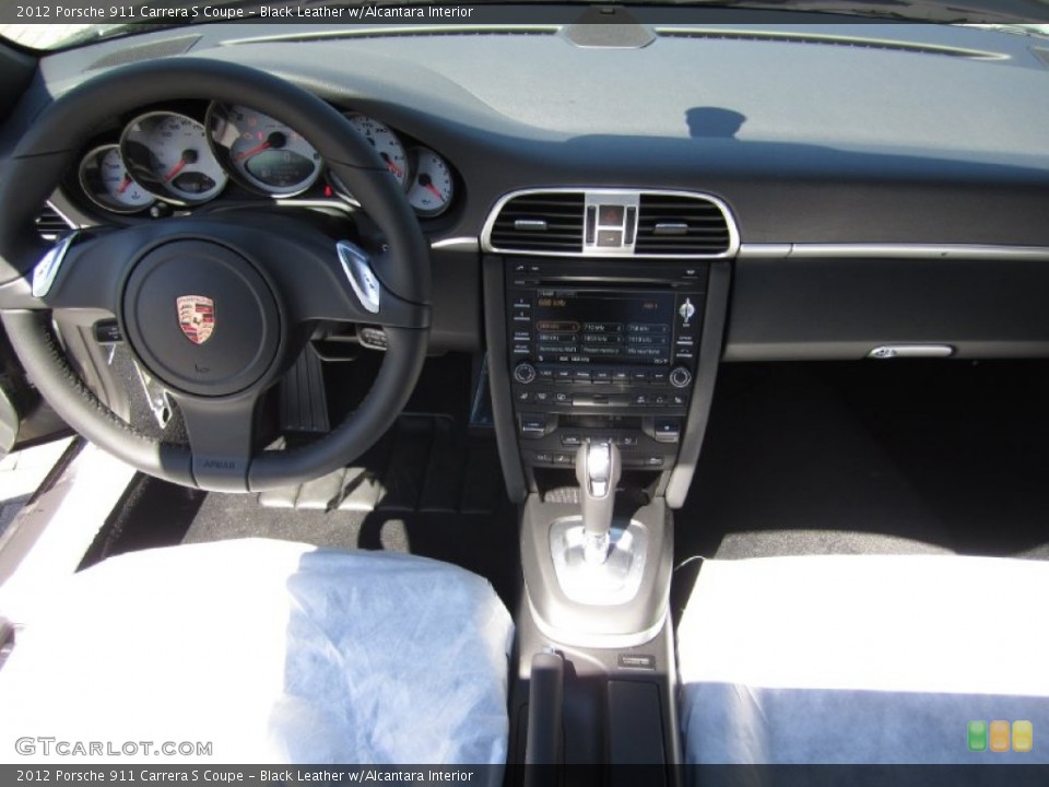 Black Leather w/Alcantara Interior Dashboard for the 2012 Porsche 911 Carrera S Coupe #51755962