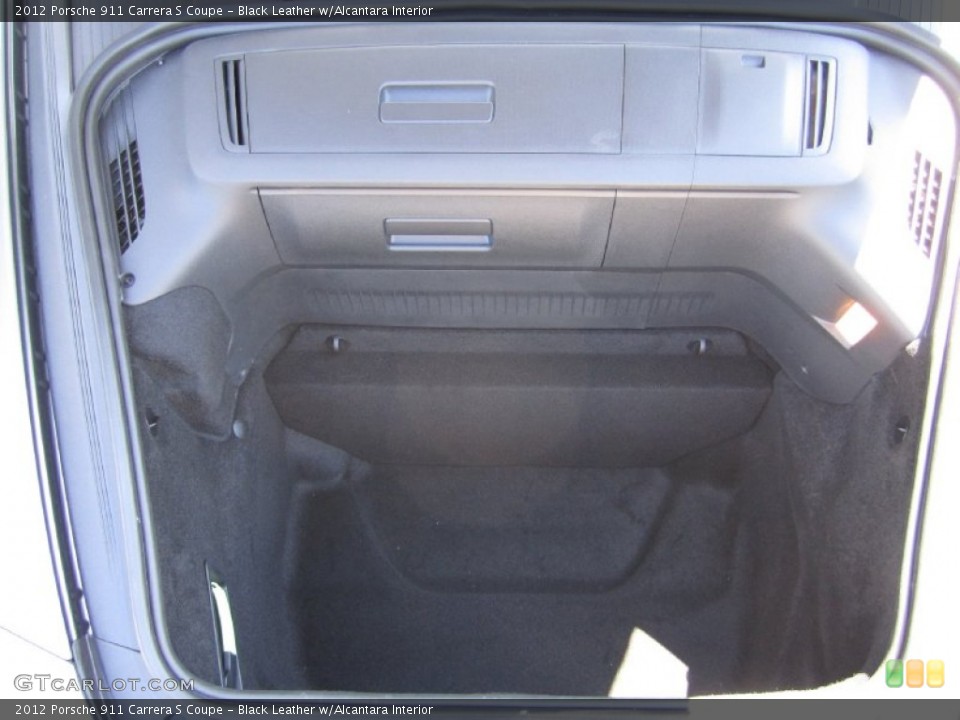 Black Leather w/Alcantara Interior Trunk for the 2012 Porsche 911 Carrera S Coupe #51756058