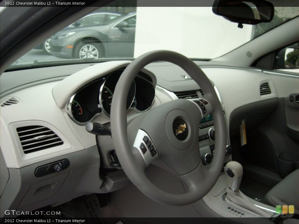 Titanium Interior Steering Wheel for the 2012 Chevrolet Malibu LS #51757375