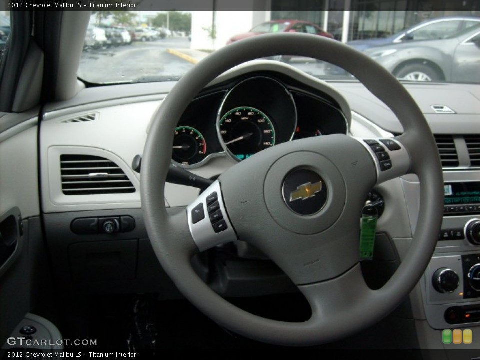 Titanium Interior Steering Wheel for the 2012 Chevrolet Malibu LS #51757390