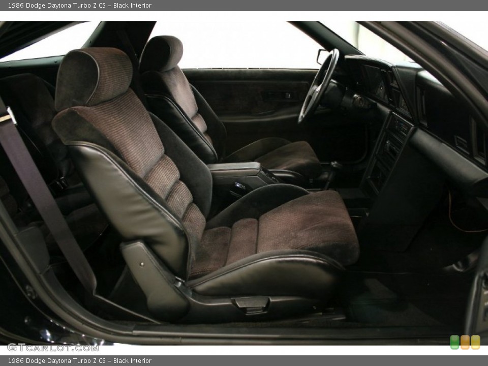 Black Interior Photo for the 1986 Dodge Daytona Turbo Z CS #51759982
