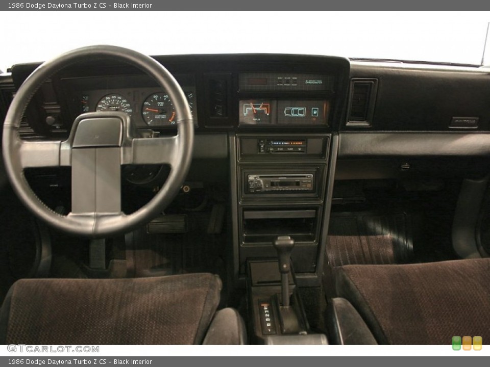 Black Interior Dashboard for the 1986 Dodge Daytona Turbo Z CS #51760024