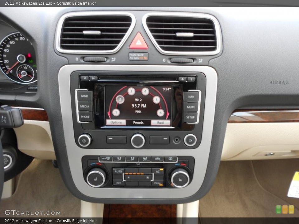 Cornsilk Beige Interior Controls for the 2012 Volkswagen Eos Lux #51760888