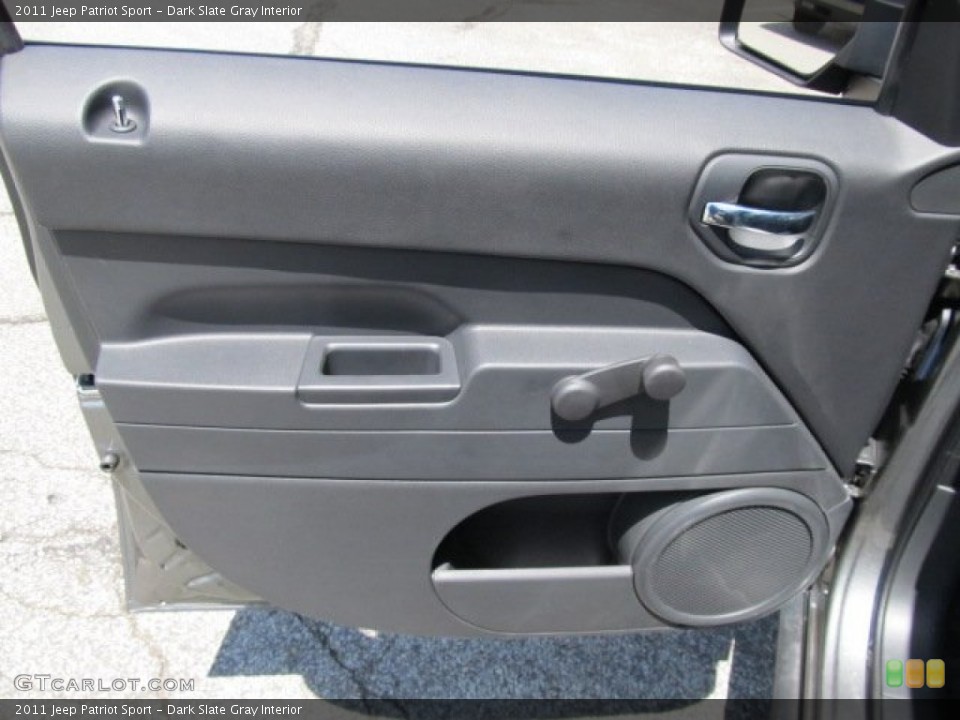 Dark Slate Gray Interior Door Panel for the 2011 Jeep Patriot Sport #51762730