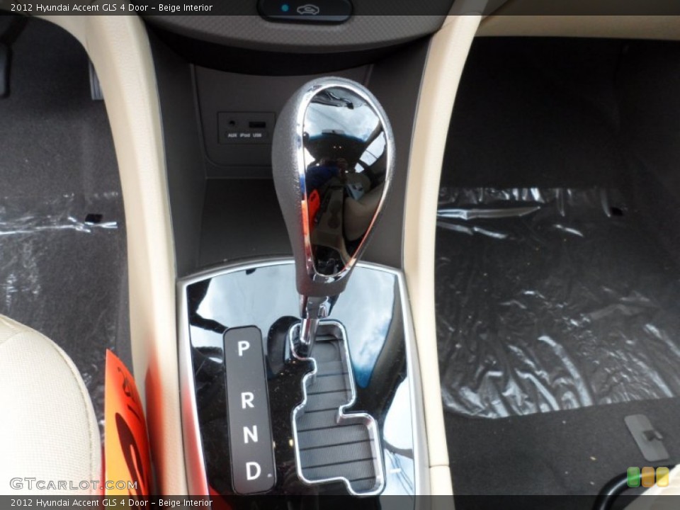 Beige Interior Transmission for the 2012 Hyundai Accent GLS 4 Door #51763099
