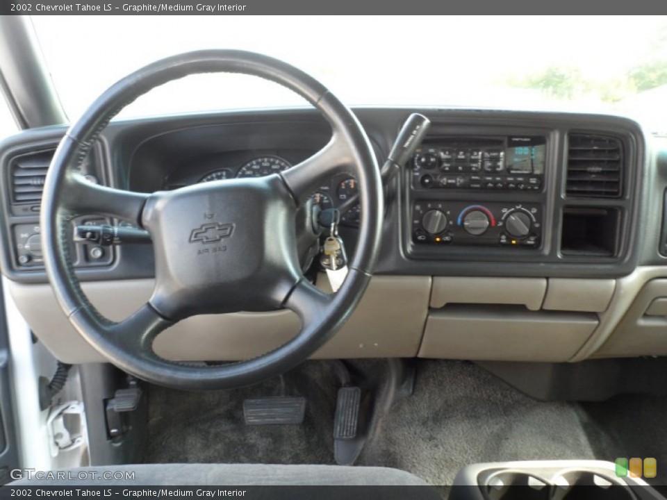 Graphite/Medium Gray Interior Dashboard for the 2002 Chevrolet Tahoe LS #51765268