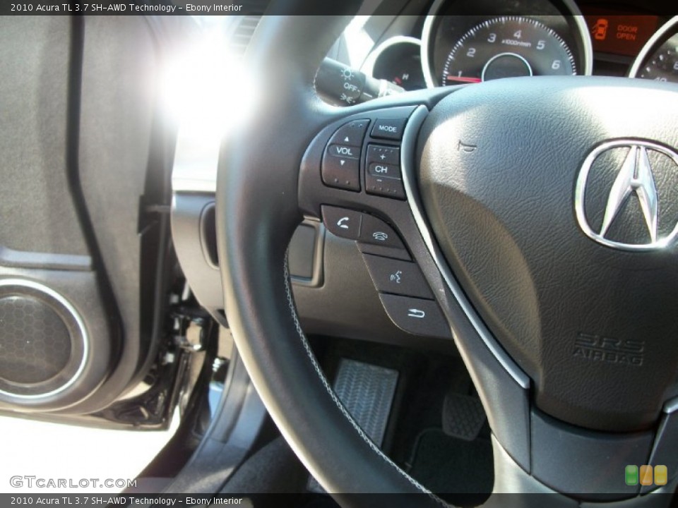 Ebony Interior Controls for the 2010 Acura TL 3.7 SH-AWD Technology #51765907