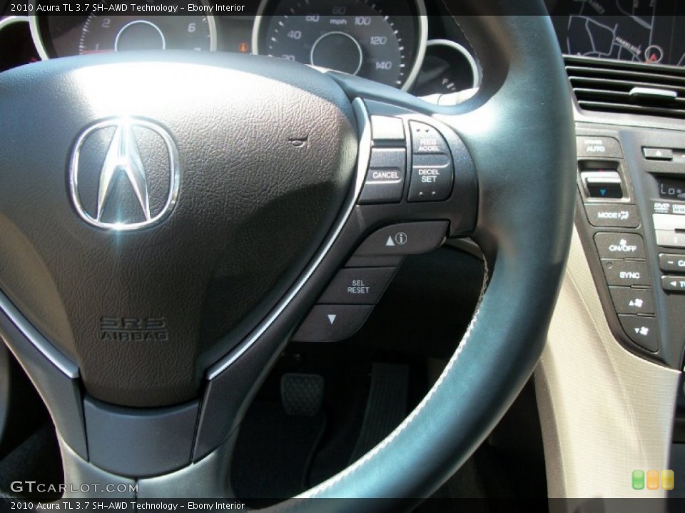 Ebony Interior Controls for the 2010 Acura TL 3.7 SH-AWD Technology #51765928