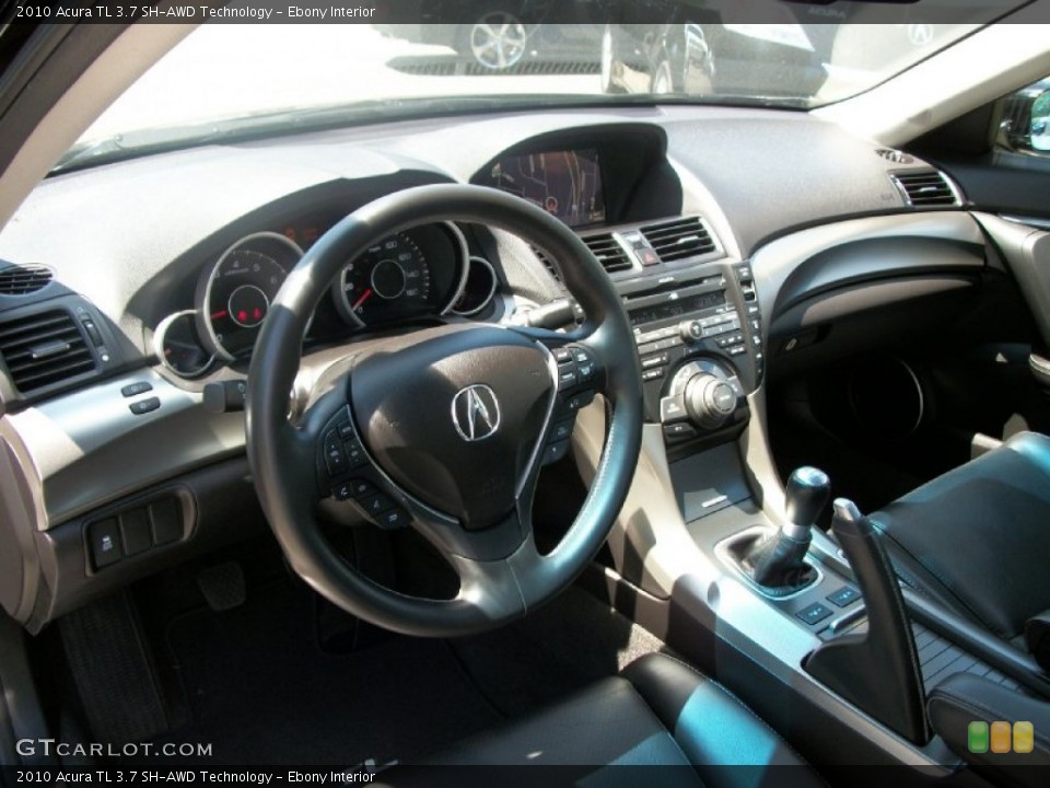 Ebony Interior Prime Interior for the 2010 Acura TL 3.7 SH-AWD Technology #51765955